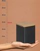 Емкость для хранения сыпучих Kela Kiril 1.4 л 11.5х11.5х14.5 см Черная (17888k) - изображение 2