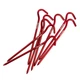 Колышки для палатки с крючком Naturehike NH15A008-I 8 шт., 160 мм, Red (6927595717806R) - изображение 1