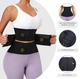 Корсет утягивающий для похудения с двойной утяжкой на талии Super Waist M черный - изображение 2