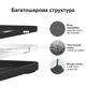 Чохол Kassel Silicone Full Case Protective для iPhone 13 Pro з мікрофіброю темно-сірий Charcoal Gray - зображення 3