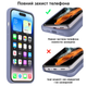 Чохол із захистом камери Kassel Silicone Camera Protective для iPhone 13 Pro (46) сірий Lavender Gray - зображення 6