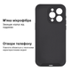 Чохол із захистом камери Kassel Silicone Camera Protective для iPhone 13 Pro (15) темно-сірий Charcoal Gray - зображення 5