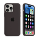 Чехол Kassel Silicone Full Case Protective для iPhone 14 Pro с микрофиброй темно-серый Cocoa - изображение 1