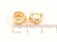 Сережки XUPING Позолота 18K колечка «Класика, шир. 5мм" ø 10мм (252420) - изображение 2