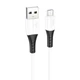 Кабель Micro USB для зарядки телефона, смартфона / зарядный шнур провод микро Юсб для передачи данных 1м white - изображение 1