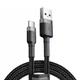 USB кабель Type-C для зарядки телефону / Провід шнур Юсб Тайп сі для швидкої зарядки та передачі даних 2м - зображення 1