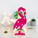 Светильник настольный декоративный ночник Toys Lamp Фламинго 3D розовый на батарейках - изображение 1