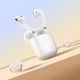 Беспроводные Bluetooth наушники Hoco EW74 с зарядным кейсом и микрофоном блютуз наушники вкладыши белые - изображение 10