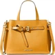 Жіноча сумка з натуральної шкіри MICHAEL KORS Emilia жовтого кольору - изображение 1