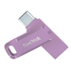 Флеш пам'ять USB SanDisk Ultra Dual Drive GO 128GB USB Type-C Lavender (SDDDC3-128G-G46L) - зображення 2