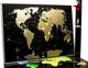 Скретч карта мира My Map Black edition ENG в раме Metal Silver - изображение 1