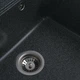 Гранитная мойка прямоугольная для кухни Platinum 5852 VESTA 580х518х210 матовая графит - изображение 6
