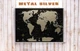 Скретч карта мира My Map Black edition ENG в раме Metal Silver - изображение 4