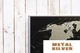 Скретч карта мира My Map Black edition ENG в раме Metal Silver - изображение 5