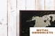 Скретч карта мира My Map Black edition ENG в раме Metal Chocolate - изображение 4