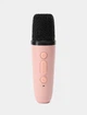 Детский беспроводной караоке Speaker K12 Bluetooth 2 в 1 / Cветодиодная портативная колонка с микрофоном, RGB подсветкой и Wi-Fi на аккумуляторе (Розовый) - изображение 4