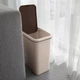 Відро для сміття з кришкою MVM BIN-04 10L BEIGE - зображення 4