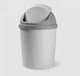 Ведро для мусора с крышкой MVM BIN-10 5L GRAY - изображение 2