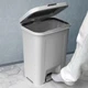 Мусорное ведро с крышкой и педалью MVM BIN-03 18L GRAY - изображение 4