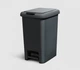 Мусорное ведро с крышкой и педалью MVM BIN-01 30L ANTHRACITE - изображение 1