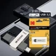 Высокоскоростной двухсторонний OTG USB - флеш - накопитель 256GB Kodak K273 с интерфейсом 3.2 Type-C Серый - изображение 6