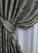 Комплект кооротких штор VR-Textil Жакард Magic № 1611ш Графітовий з бежевий 145х170 см 2 шт (35-0245) - зображення 4