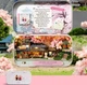 Дитячий конструктор - міні румбокс у шухляді Battoom CHERRY BLOSSOMS ляльковий будиночок / збірний інтер'єрний конструктор DIY з фігурками та підсвіткою (97899787) - зображення 2
