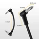 Гитарные патч-кабели Donner Music Guitar Patch Cable Black 6-Pack 15cm EC1048 (6 шт) - изображение 2