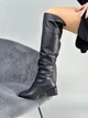 Женские зимние сапоги ShoesBand Черные натуральная кожа на каблуках 36 (23,5 см) (S65051е) - изображение 4