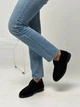 Лоферы зимние женские ShoesBand Черные натуральная замша на меху 40 (25,5 см) (S63101з) - изображение 4