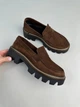 Жіночі лофери ShoesBand Шоколадного кольору натуральна замша 38 (24,5 см) (S98051) - зображення 7