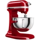 Кухонна машина KitchenAid Heavy Duty 5,2 л 5KSM55SXXEER з відкидним блоком червона - изображение 4