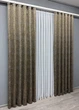 Комплект готовых штор VR-Textil Жаккард Fantasy № 1631ш Капучино 150х290 см 2 шт (33-0535) - изображение 4