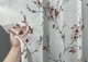 Тюль VR-Textil 1539т Flora Батист Белый с терракотово-серым 400х270 см (42-1178) - изображение 4
