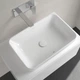Умивальник накладний VILLEROY&BOCH Architectura 600x155x405мм прямокутний білий 5A276001 - зображення 4