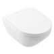 Унитаз подвесной безободковый белый VILLEROY&BOCH Architectura с сиденьем с микролифтом 4694CL01 - изображение 1