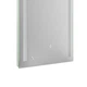 Зеркало MIXXUS PREMIUM алюминий 100x60 см с LED подсветкой и регулятором яркости (616216) - изображение 5