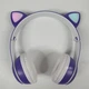 Наушники Bluetooth УШКИ CATear LED безпроводные RGB VZV-23M-Blue - изображение 3
