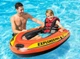 Надувная лодка одноместная для детей Intex 58354 Explorer PRO 50 137x85x23 см Оранжевый - изображение 3