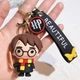 Чиби - брелок в стиле фильма Harry Potter подвеска с карабином для ключей / сумки / рюкзака в форме Гарри Поттера с волшебной палочкой, 5.4х4.3 см, разноцветный (97889522) - изображение 1
