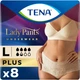 Урологічні труси Tena Lady Pants Plus для жінок Large 8 шт Creme (7322542297360) - изображение 1