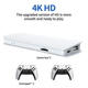 Десткая игровая консоль M15 4K 128GB 20000 игр + два беспроводных контроллера белая - изображение 3