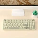 Ігрова клавіатура AJAZZ AK992 RETRO PRO / Механічна / Type-C / Red Axis Switch / Ice blue - изображение 9