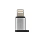Переходник REMAX micro USB to iPhone 5 RA-USB2 Silver - изображение 1
