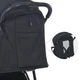 Прогулочная коляска-книжка Bambi M 4249-2 Black Matt макс. нагрузка до 25кг - изображение 6