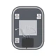 Дзеркало Mixxus Premium DIVERSE MR15-90x70-REVERSE (LED Touch, Anti-fog, димер (3-6,5kK)) (MP6639) - зображення 9