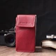 Ключница женская кожаная Grande Pelle leather 400660 красная - изображение 10