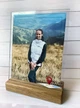 Ночник-фоторамка из акрила и деревянной подставки (15х21 см) - изображение 5