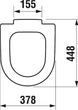 Сидіння - кришка для унітазу JIKA Baltic/Olymp 9328.4 (H8932843000001) Soft Close - зображення 3