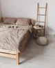 Постельное белье двуспальное Dushka Home Вареный хлопок 20489 180х215 см бежевое - изображение 1